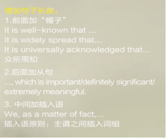 图表作文结构